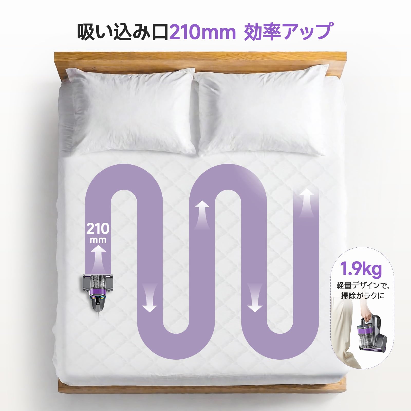 Airpher 布団クリーナー 65℃温風 UV除菌機能 Amazon | Airpher 布団クリーナー 熱風乾燥 たたき40,800回 ダニ